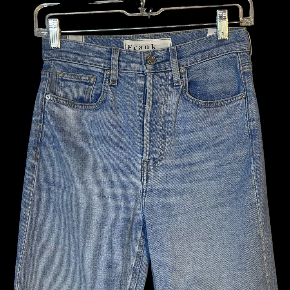 Frank‎ & Eileen Monaghan Denim Jeans  90s Light Wash Womens  26 Button Fly - Picture 2 of 11
